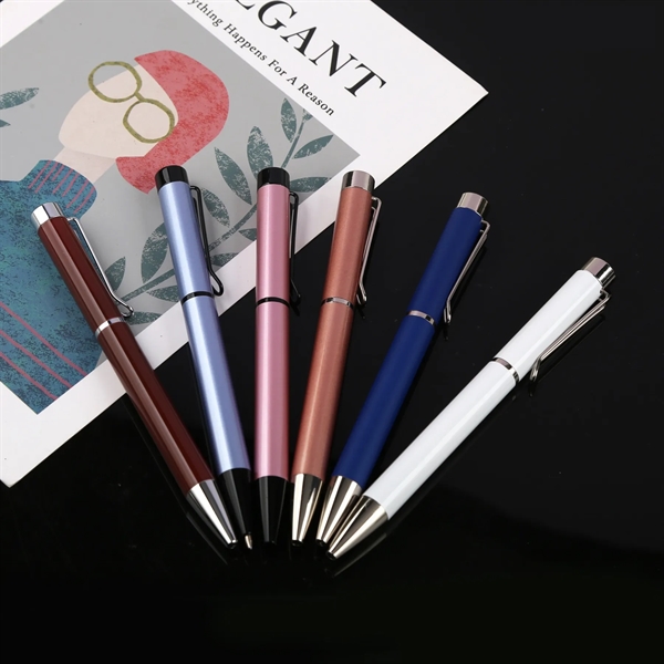 Metal Matte Twist Ballpoint Pen - Metal Matte Twist Ballpoint Pen - Image 2 of 3