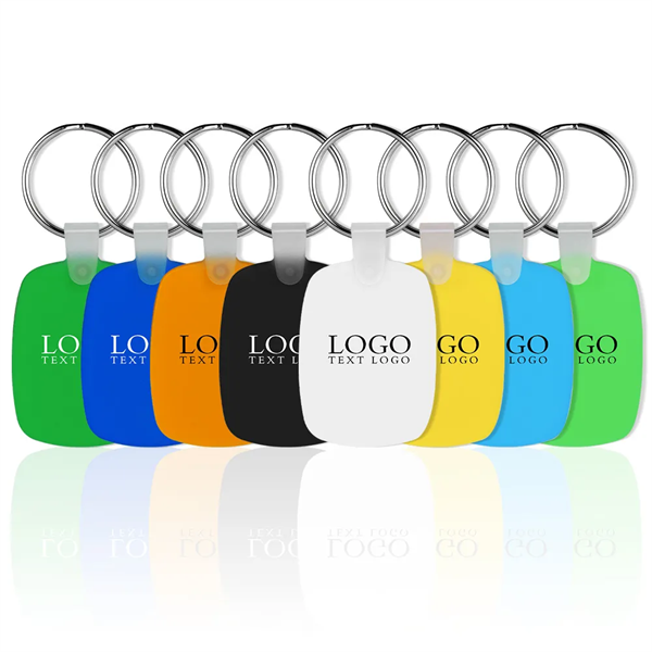 Oval Shaped Silicone Keychain - Oval Shaped Silicone Keychain - Image 1 of 27