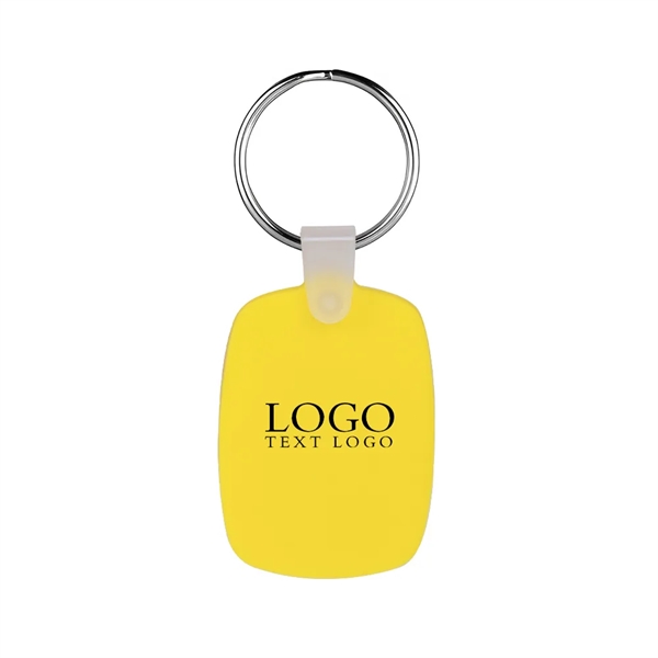 Oval Shaped Silicone Keychain - Oval Shaped Silicone Keychain - Image 19 of 27