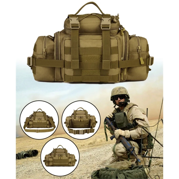 Military Multifunctional Duffle Bag with Custom Logo - Military Multifunctional Duffle Bag with Custom Logo - Image 1 of 3