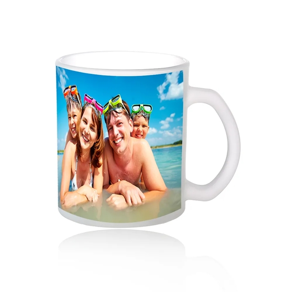 11.5 oz Full Color Frosted Glass Coffee Mug - 11.5 oz Full Color Frosted Glass Coffee Mug - Image 0 of 1