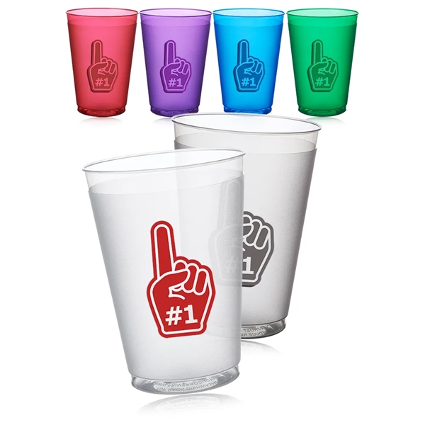 12 oz. Flex Frosted Plastic Stadium Cup - 12 oz. Flex Frosted Plastic Stadium Cup - Image 0 of 6