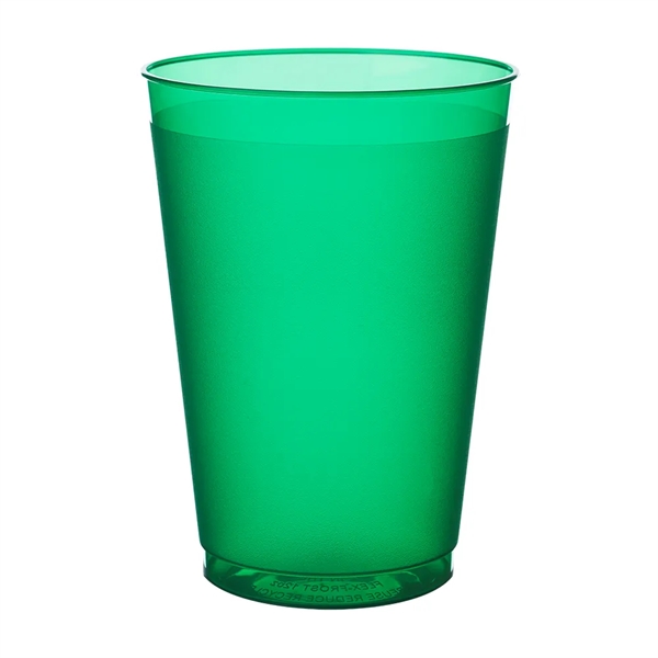 12 oz. Flex Frosted Plastic Stadium Cup - 12 oz. Flex Frosted Plastic Stadium Cup - Image 1 of 6