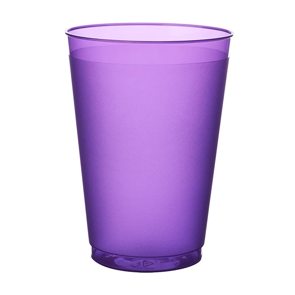 12 oz. Flex Frosted Plastic Stadium Cup - 12 oz. Flex Frosted Plastic Stadium Cup - Image 3 of 6