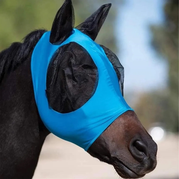 Soft Fabric Horse Face Cover - Soft Fabric Horse Face Cover - Image 5 of 8