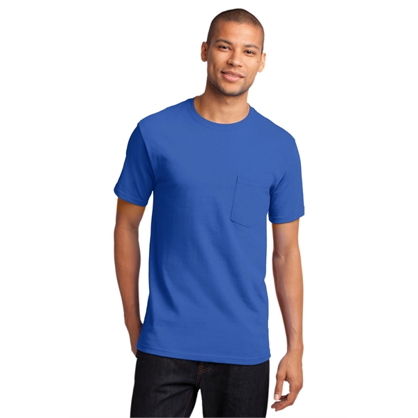 Port & Company - Tall Essential Pocket Tee. - Port & Company - Tall Essential Pocket Tee. - Image 65 of 131