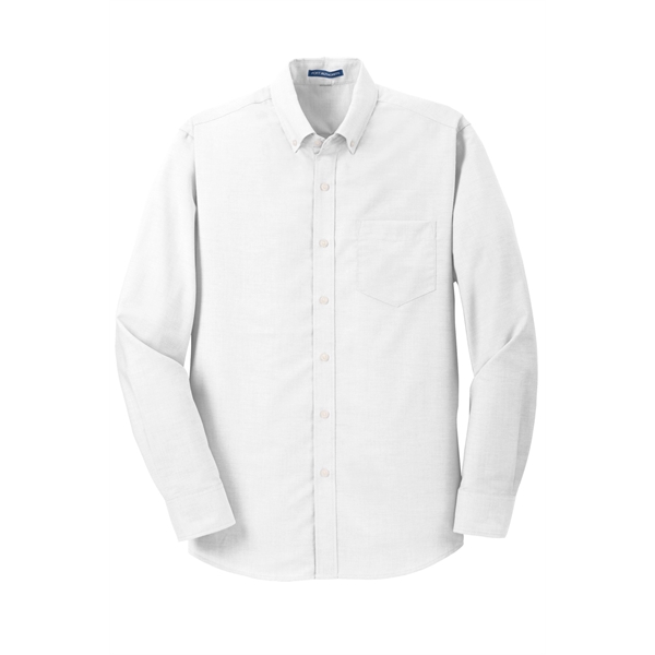 Port Authority Tall SuperPro Oxford Shirt. - Port Authority Tall SuperPro Oxford Shirt. - Image 14 of 15