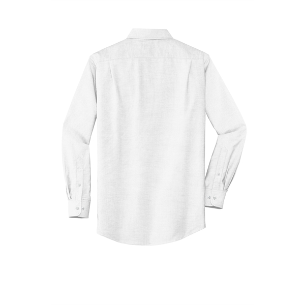 Port Authority Tall SuperPro Oxford Shirt. - Port Authority Tall SuperPro Oxford Shirt. - Image 15 of 15