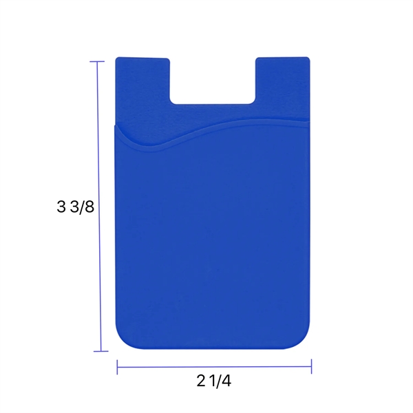 MOQ 50 Silicone Cell Phone Wallet - MOQ 50 Silicone Cell Phone Wallet - Image 1 of 1