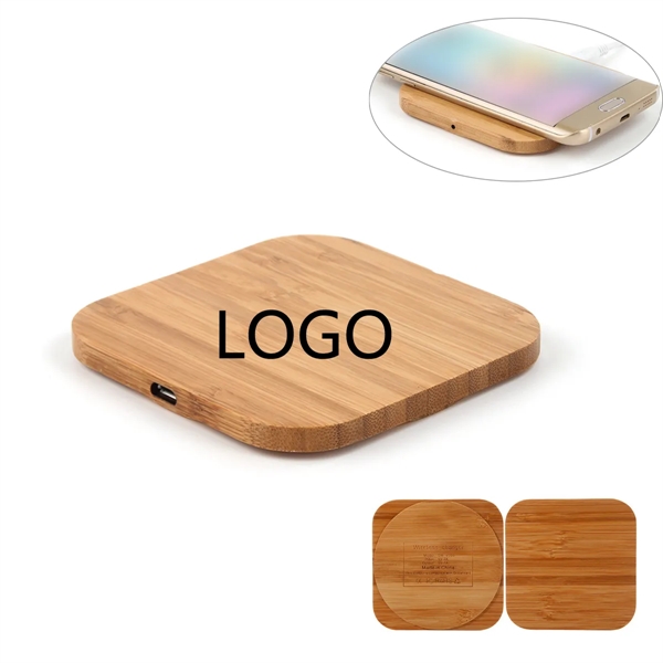 Wooden Wireless Charging Pad - Wooden Wireless Charging Pad - Image 0 of 2