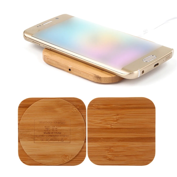 Wooden Wireless Charging Pad - Wooden Wireless Charging Pad - Image 1 of 2