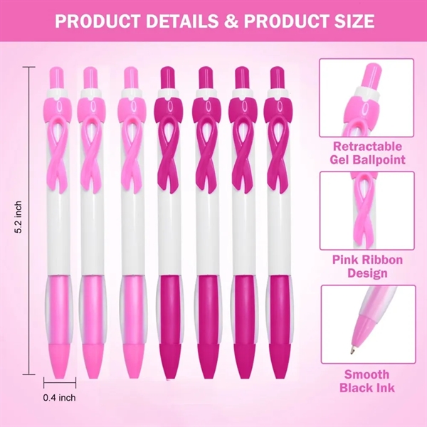 Breast Cancer Awareness Ballpoint Pen - Breast Cancer Awareness Ballpoint Pen - Image 1 of 10