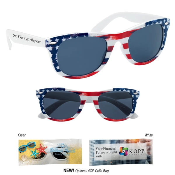 Patriotic Malibu Sunglasses - Patriotic Malibu Sunglasses - Image 2 of 2