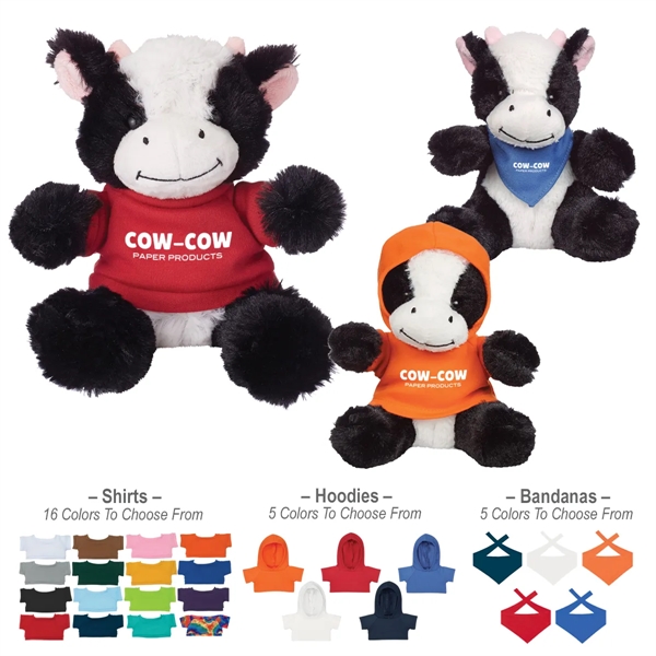 6" Cuddly Cow - 6" Cuddly Cow - Image 0 of 7