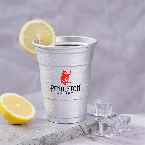 16 Oz Aluminum Stadium Cup - 16 Oz Aluminum Stadium Cup - Image 1 of 4