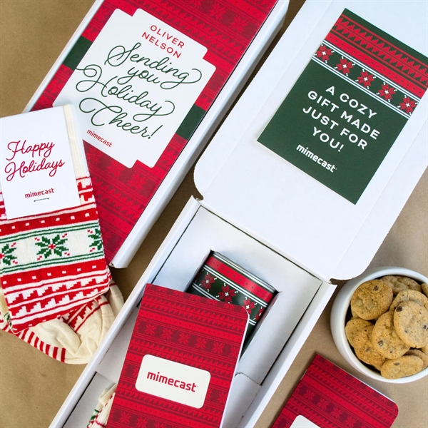 Cozy Gift Kit (Small - Holiday Kit, Christmas Socks, Cookies - Cozy Gift Kit (Small - Holiday Kit, Christmas Socks, Cookies - Image 1 of 3