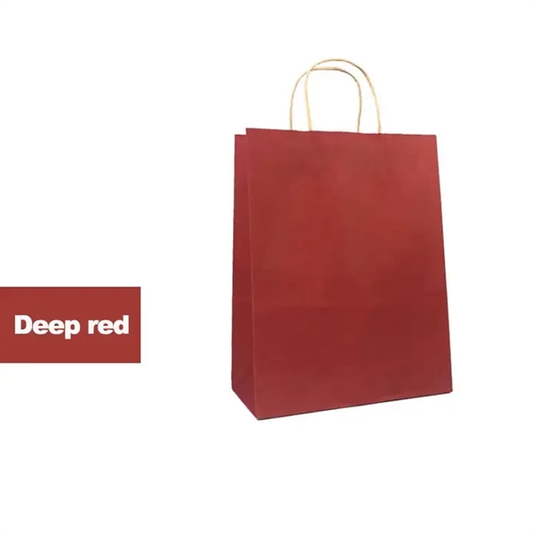 Imprited Kraft Paper Shopper Bag - Imprited Kraft Paper Shopper Bag - Image 3 of 4