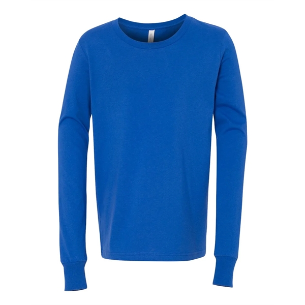 BELLA + CANVAS Youth Jersey Long Sleeve Tee - BELLA + CANVAS Youth Jersey Long Sleeve Tee - Image 16 of 54