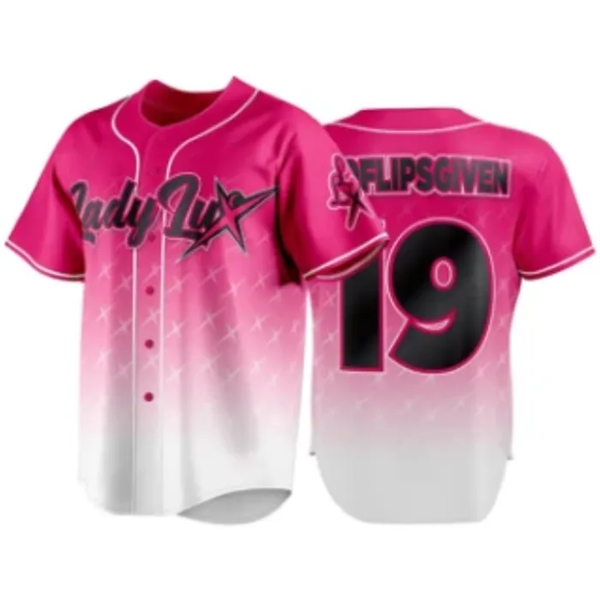 Custom Sublimated Elite Adult Baseball Cheer Jersey - Custom Sublimated Elite Adult Baseball Cheer Jersey - Image 3 of 4
