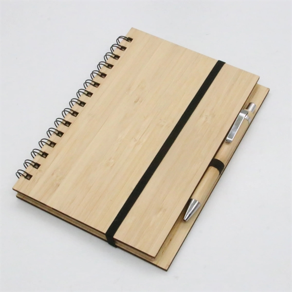 Wooden Cover Notebook - Wooden Cover Notebook - Image 1 of 3