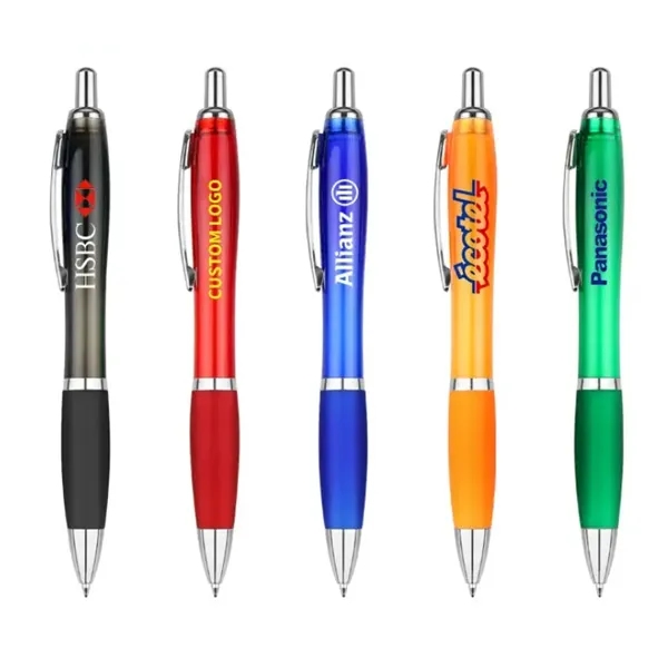 Rubber Grip Ballpoint Pen - Rubber Grip Ballpoint Pen - Image 0 of 2