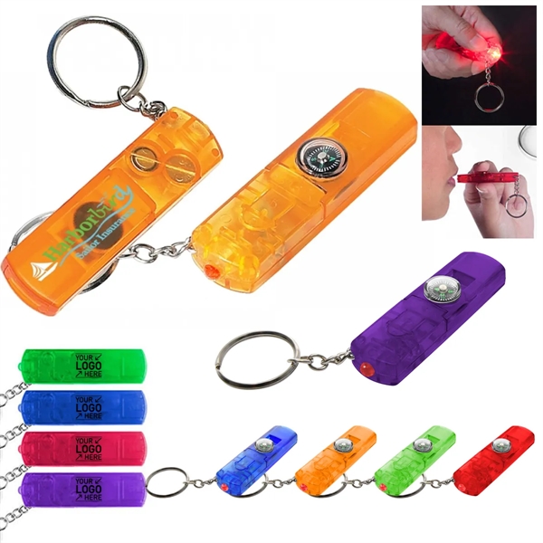 Whistle Key Light With Compass - Whistle Key Light With Compass - Image 0 of 4