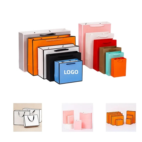 Custom Paper Bags With Handles - Custom Paper Bags With Handles - Image 0 of 5