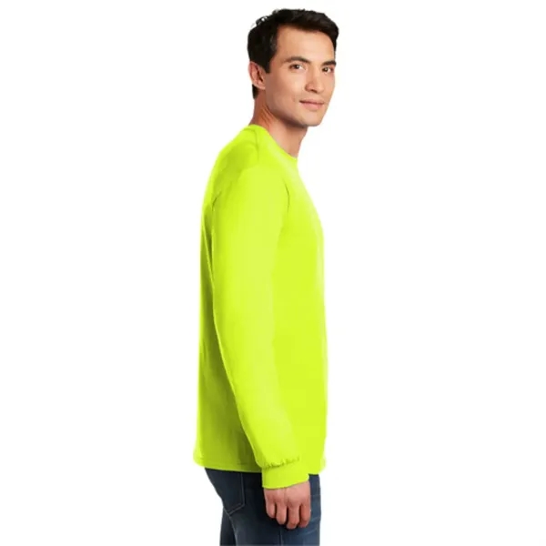 Gildan® - Heavy Cotton™ 100% Cotton Long Sleeve T-Shirt - Gildan® - Heavy Cotton™ 100% Cotton Long Sleeve T-Shirt - Image 4 of 13