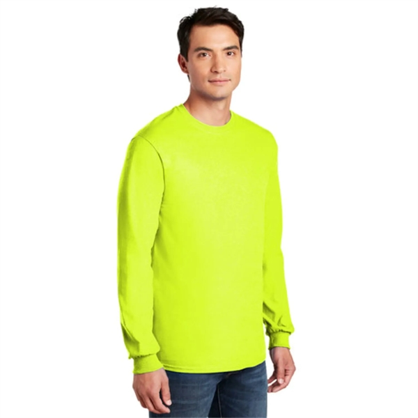 Gildan® - Heavy Cotton™ 100% Cotton Long Sleeve T-Shirt - Gildan® - Heavy Cotton™ 100% Cotton Long Sleeve T-Shirt - Image 5 of 13