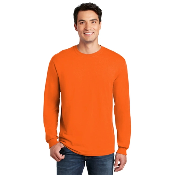 Gildan® - Heavy Cotton™ 100% Cotton Long Sleeve T-Shirt - Gildan® - Heavy Cotton™ 100% Cotton Long Sleeve T-Shirt - Image 6 of 13