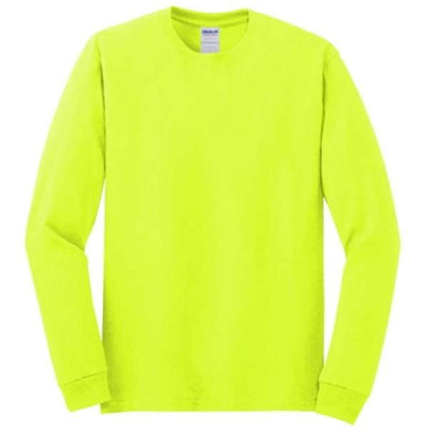 Gildan® - Heavy Cotton™ 100% Cotton Long Sleeve T-Shirt - Gildan® - Heavy Cotton™ 100% Cotton Long Sleeve T-Shirt - Image 11 of 13