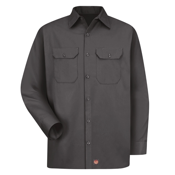 Red Kap® Men's Long Sleeve Utility Uniform Shirt - Red Kap® Men's Long Sleeve Utility Uniform Shirt - Image 1 of 4