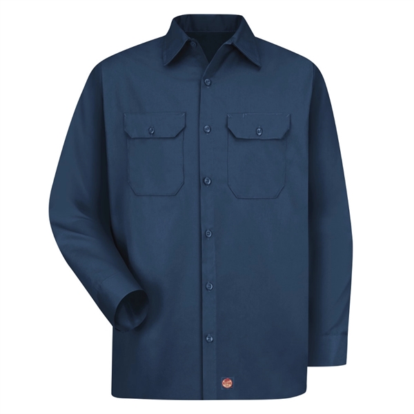 Red Kap® Men's Long Sleeve Utility Uniform Shirt - Red Kap® Men's Long Sleeve Utility Uniform Shirt - Image 3 of 4