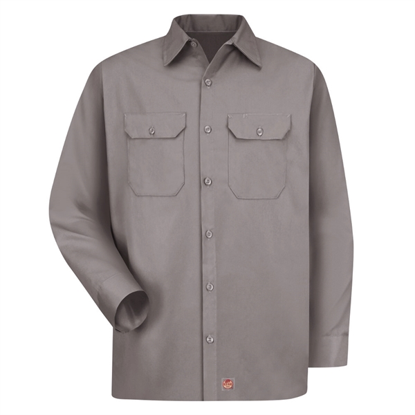 Red Kap® Men's Long Sleeve Utility Uniform Shirt - Red Kap® Men's Long Sleeve Utility Uniform Shirt - Image 4 of 4