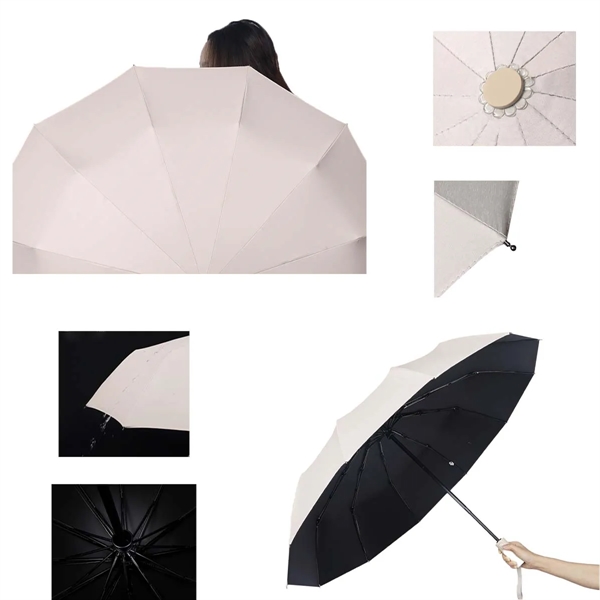 Automatic Windproof Telescopic Folding Classic Umbrella - Automatic Windproof Telescopic Folding Classic Umbrella - Image 1 of 1