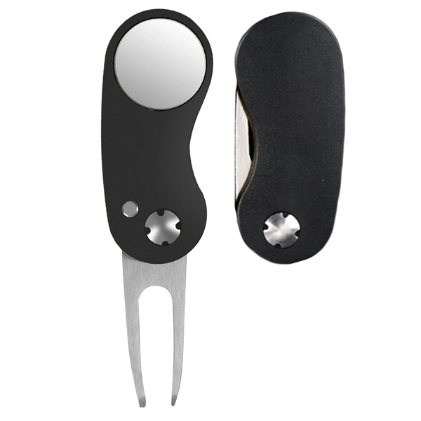 Kiro Foldable Ball Marker Golf Divot Tool - Kiro Foldable Ball Marker Golf Divot Tool - Image 4 of 18