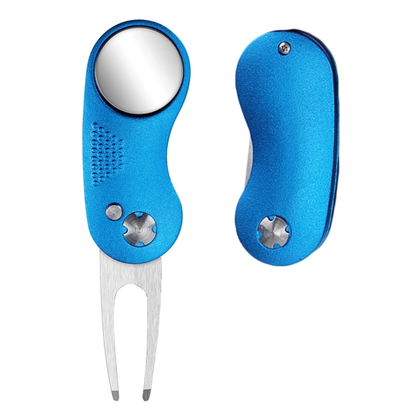 Kiro Foldable Ball Marker Golf Divot Tool - Kiro Foldable Ball Marker Golf Divot Tool - Image 5 of 18