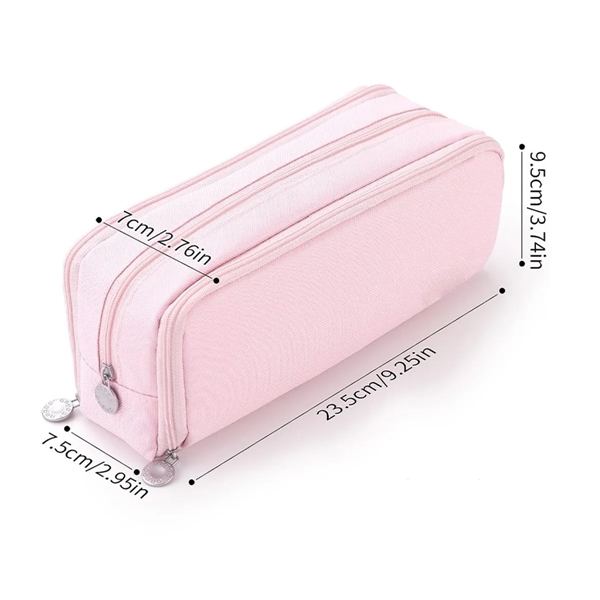Multifunctional Double-Layer Pen Bag - Multifunctional Double-Layer Pen Bag - Image 1 of 3