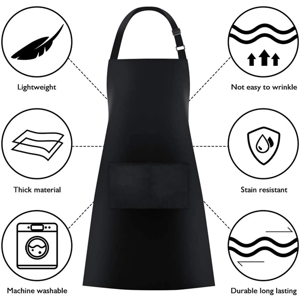 Full Color Kitchen Chef Cooking Apron - Full Color Kitchen Chef Cooking Apron - Image 1 of 1