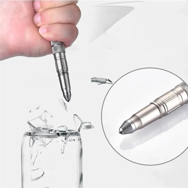 Outdoor Emergency Survival Tactical Tungsten Steel Pen - Outdoor Emergency Survival Tactical Tungsten Steel Pen - Image 2 of 5