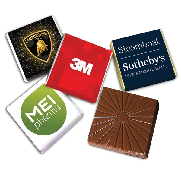 Belgian Chocolate Squares - 1.25" - Belgian Chocolate Squares - 1.25" - Image 0 of 4