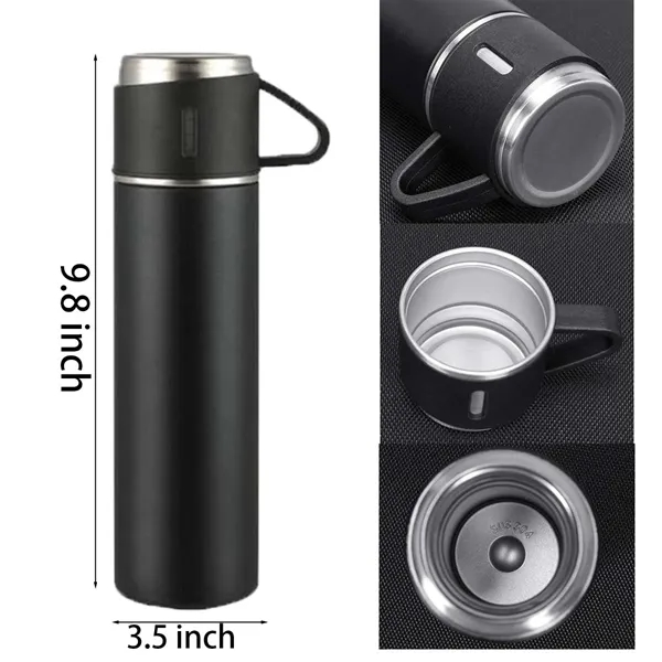 304 Stainless Steel Vacuum Insulated Business Cup Set - 304 Stainless Steel Vacuum Insulated Business Cup Set - Image 1 of 1