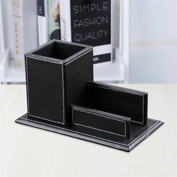 Leather Pen Holder - Leather Pen Holder - Image 1 of 3