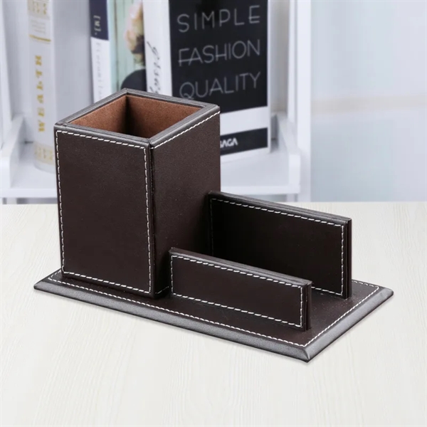 Leather Pen Holder - Leather Pen Holder - Image 3 of 3