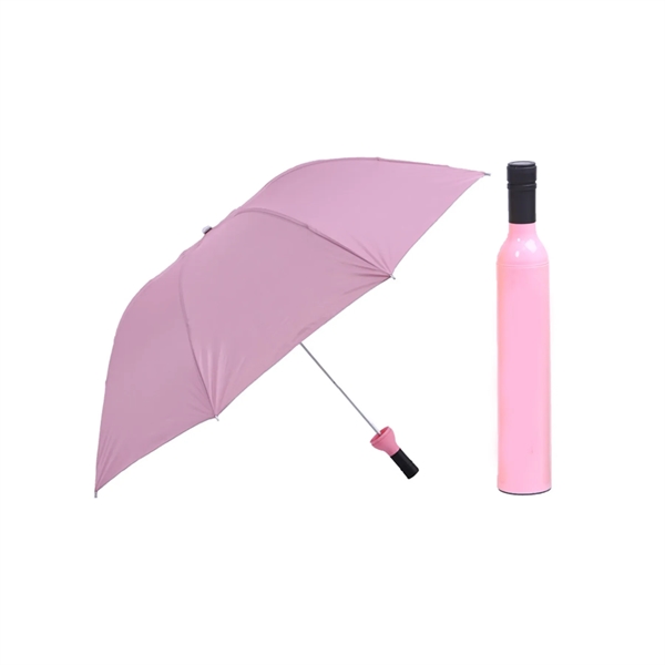 Creative Wine Bottle Folding Umbrella - Creative Wine Bottle Folding Umbrella - Image 1 of 5