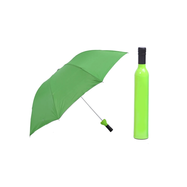 Creative Wine Bottle Folding Umbrella - Creative Wine Bottle Folding Umbrella - Image 3 of 5