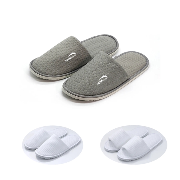 Spa Hotel Waffle Slippers - Spa Hotel Waffle Slippers - Image 0 of 3