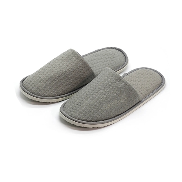 Spa Hotel Waffle Slippers - Spa Hotel Waffle Slippers - Image 3 of 3