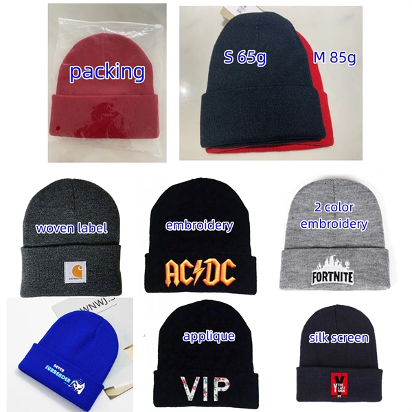 High-Quality Men's Knit Cuffed Beanie - High-Quality Men's Knit Cuffed Beanie - Image 0 of 55