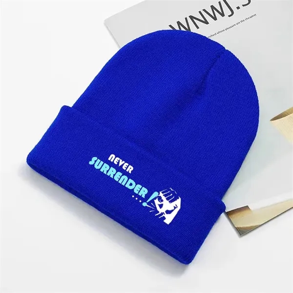 High-Quality Men's Knit Cuffed Beanie - High-Quality Men's Knit Cuffed Beanie - Image 2 of 55
